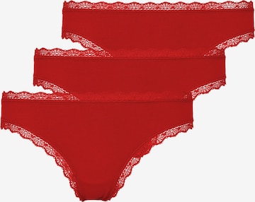 SNOCKS Thong in Red: front