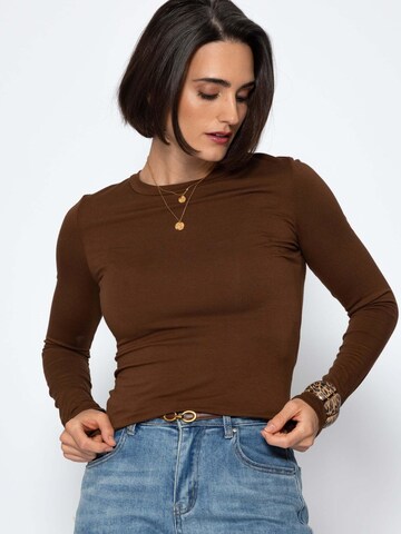 SASSYCLASSY T-shirt i brun