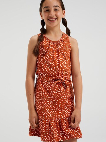 WE Fashion - Vestido en naranja: frente