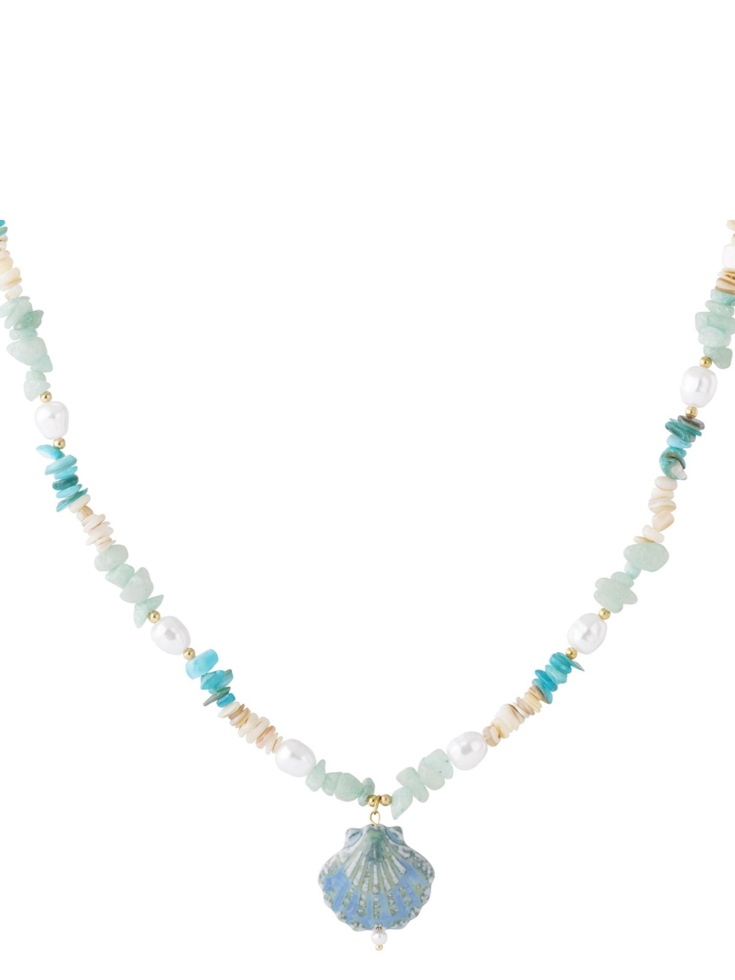 Cala Rose Necklace 'AZURE DREAM' in Blue: front