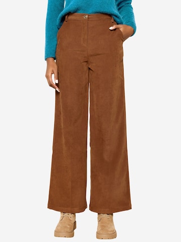 LolaLiza Loose fit Pants in Brown: front