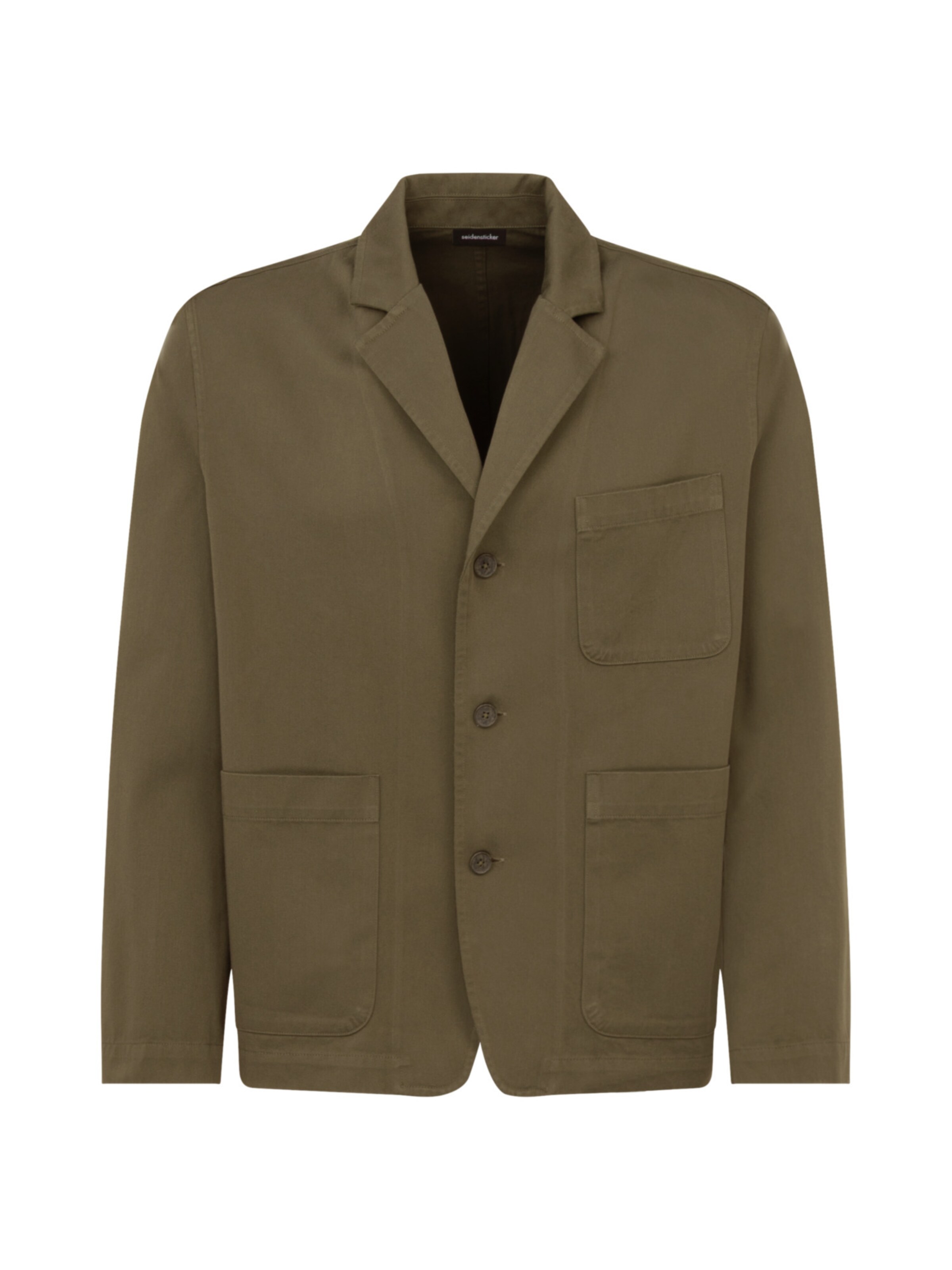 Studio Seidensticker Comfort fit Colbert in Groen: voorkant