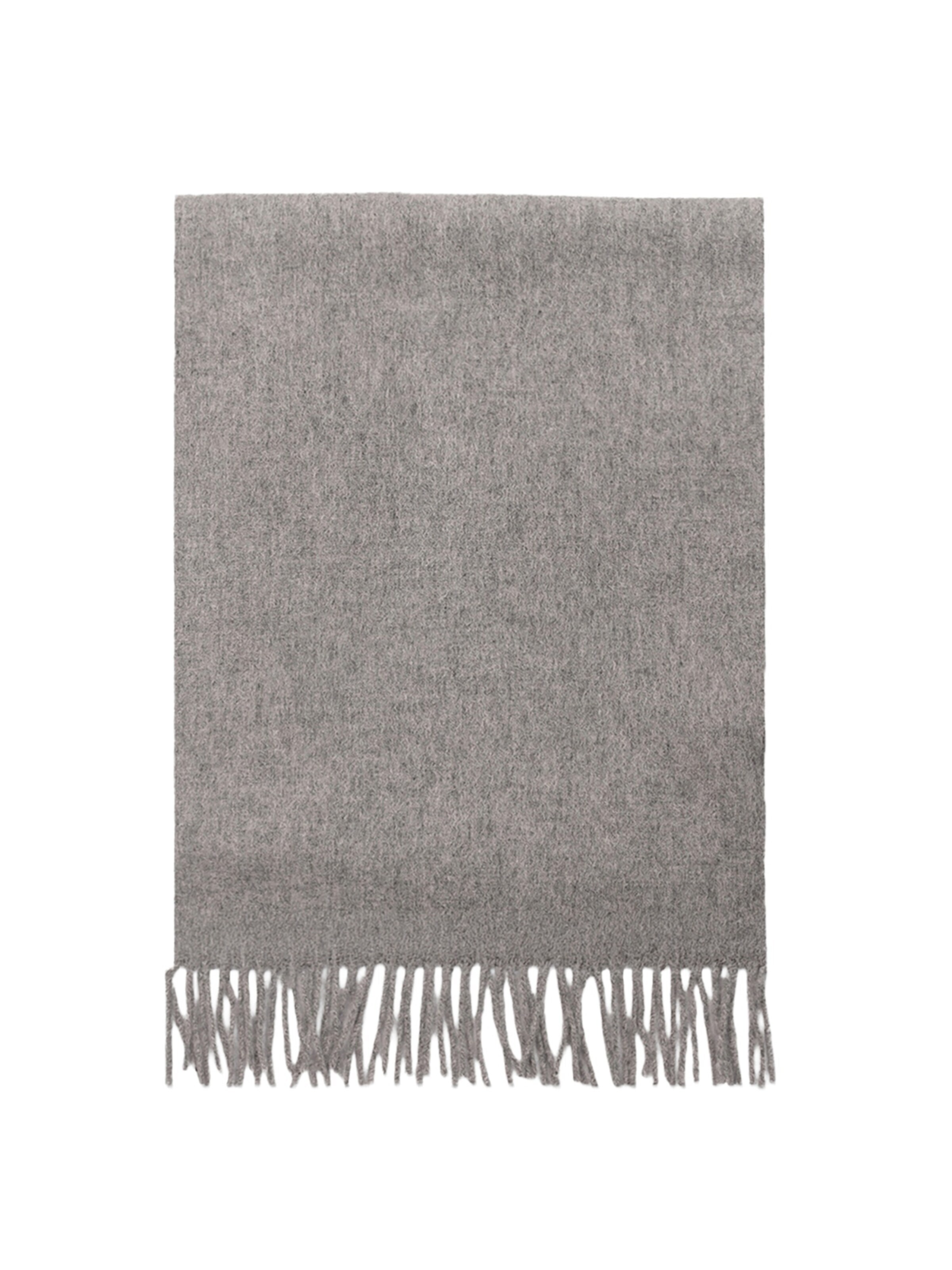 L'Arte Milano Shawl in Grey: front