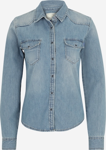 LTB - Blusa 'Lucinda' en azul: frente