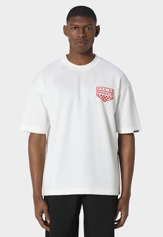 Pas De Monaco T-Shirt in Weiß: Vorderseite