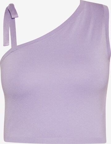 faina Top in Purple: front