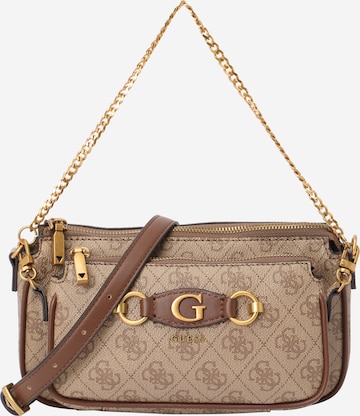 GUESS Shoulder Bag 'Izzy' in Brown: front