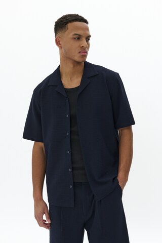 Matinique Regular fit Overhemd 'Klampo' in Blauw: voorkant