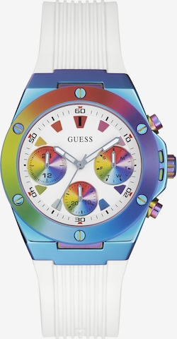 GUESS Analoog horloge ' ATHENA ' in Gemengde kleuren: voorkant