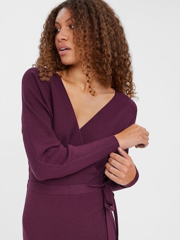 VERO MODA - Vestido de malha 'HOLLY' em roxo