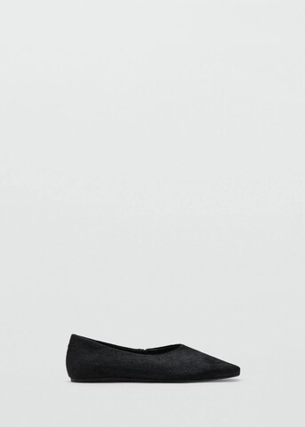 MANGO Ballet Flats 'Peli' in Black