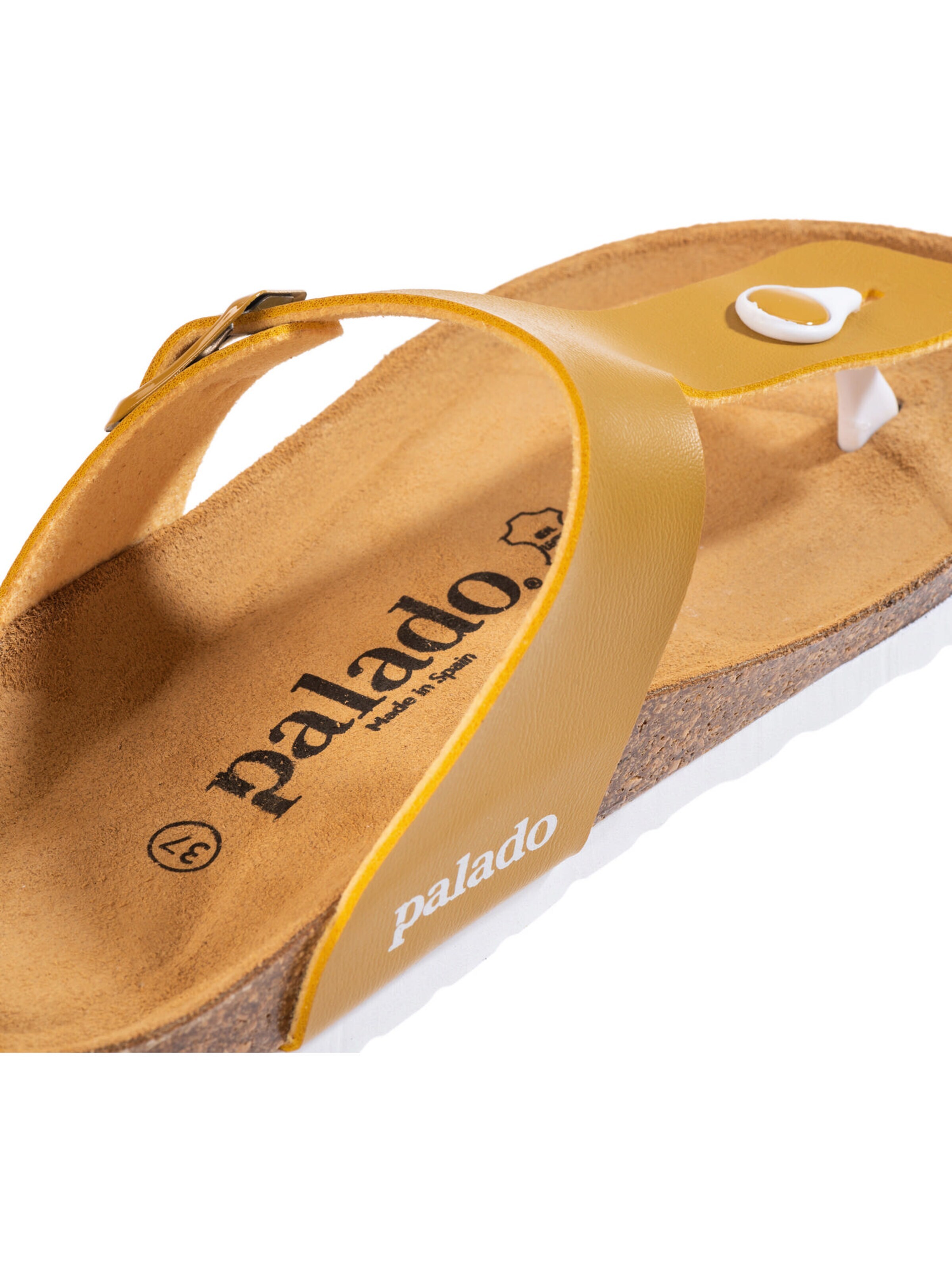 Palado - Sandalias de dedo 'Palado Kos Matt' en amarillo