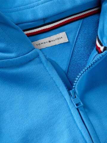 TOMMY HILFIGER Sweatjacke in Blau