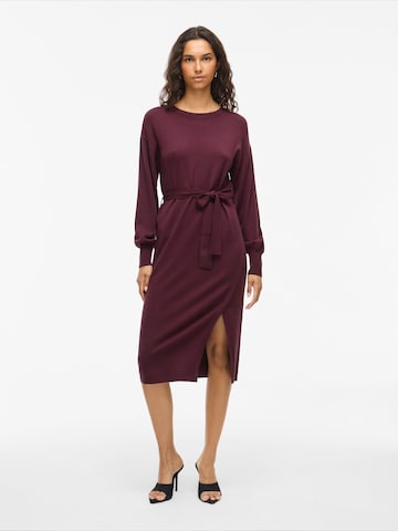 VILA - Vestido de malha 'VIRicky' em roxo: frente