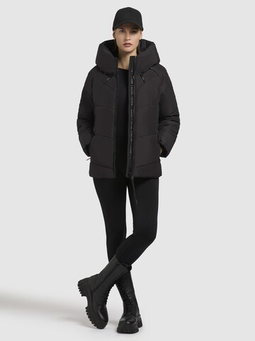 khujo Winterjacke 'Aless' in Schwarz
