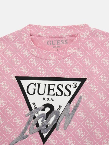 GUESS Majica | roza barva