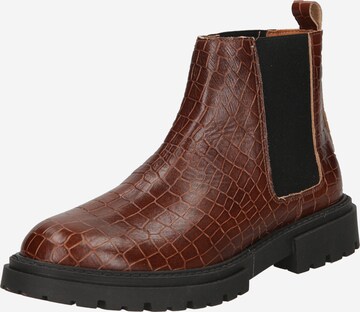 CLARYS Chelsea Boots in Braun: predná strana