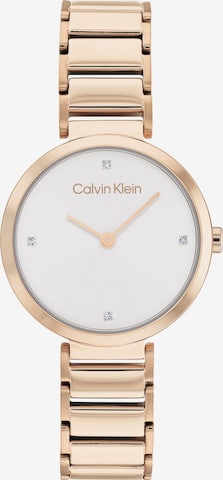 Calvin Klein Analog klocka i guld: framsida