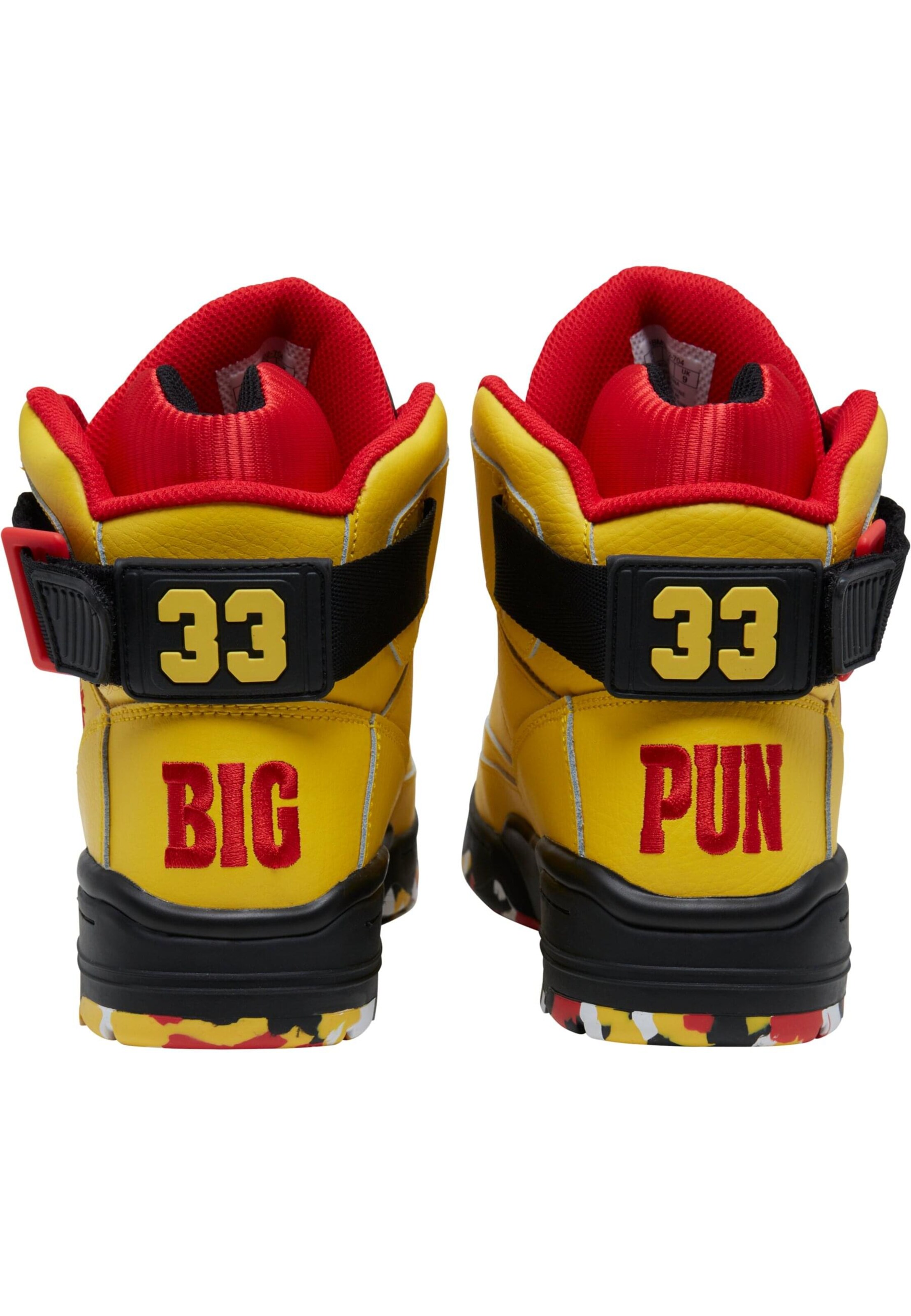 Ewing Sneakers hoog '33 Hi Big Pun' in Geel