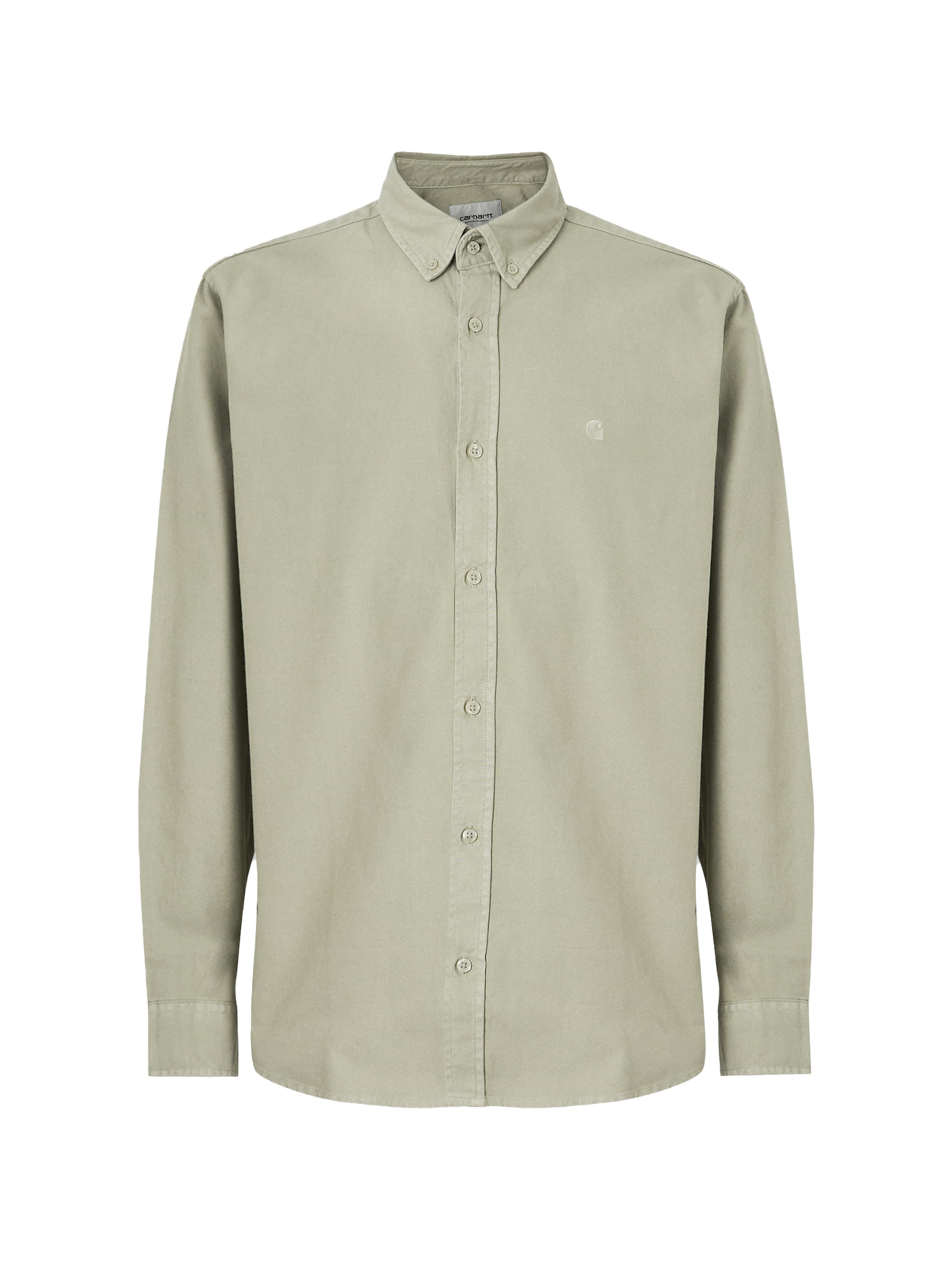 Carhartt WIPRegular Fit Košulja 'Bolton' - siva boja: prednji dio