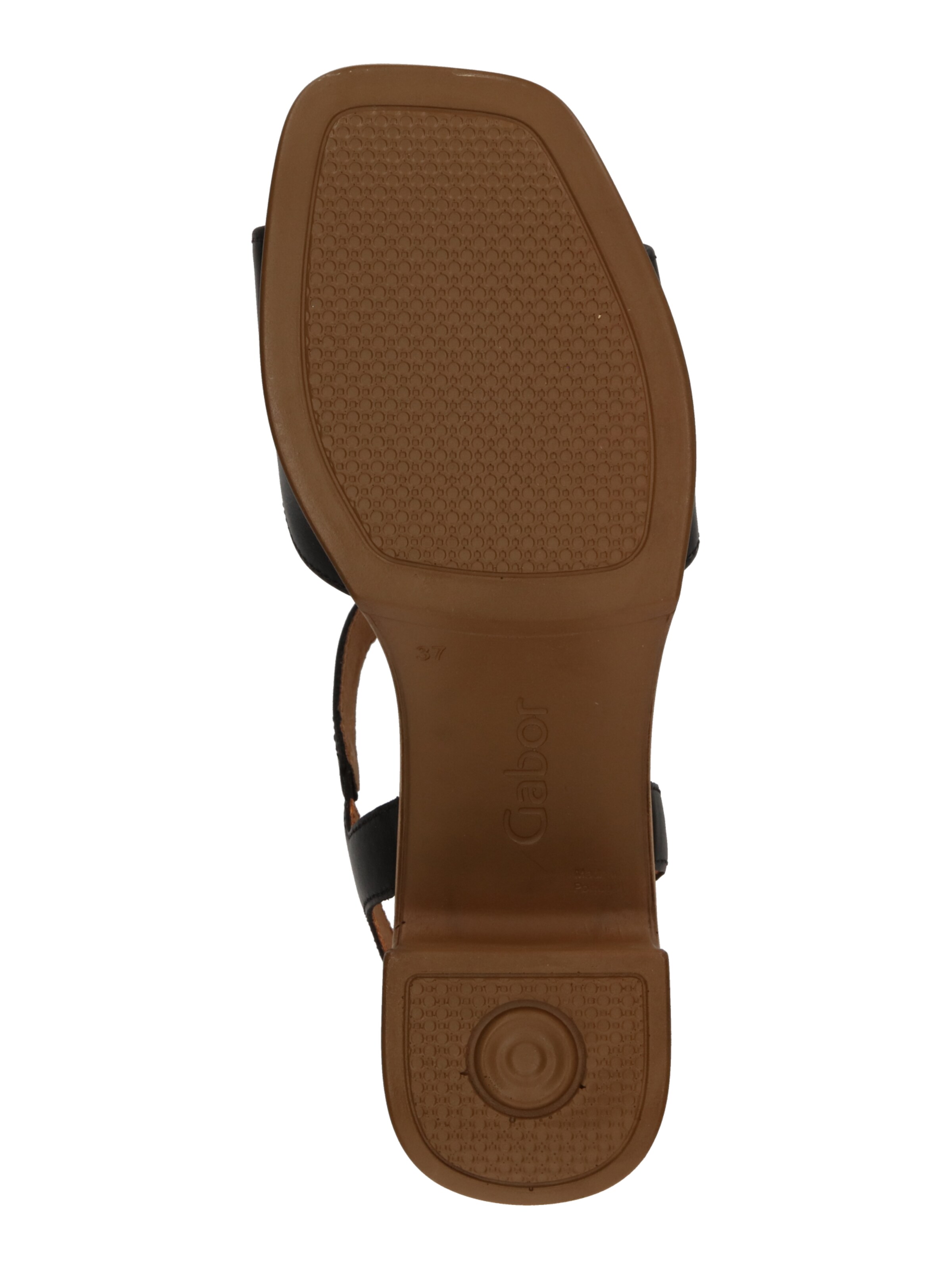 GABOR Strap sandal in Black