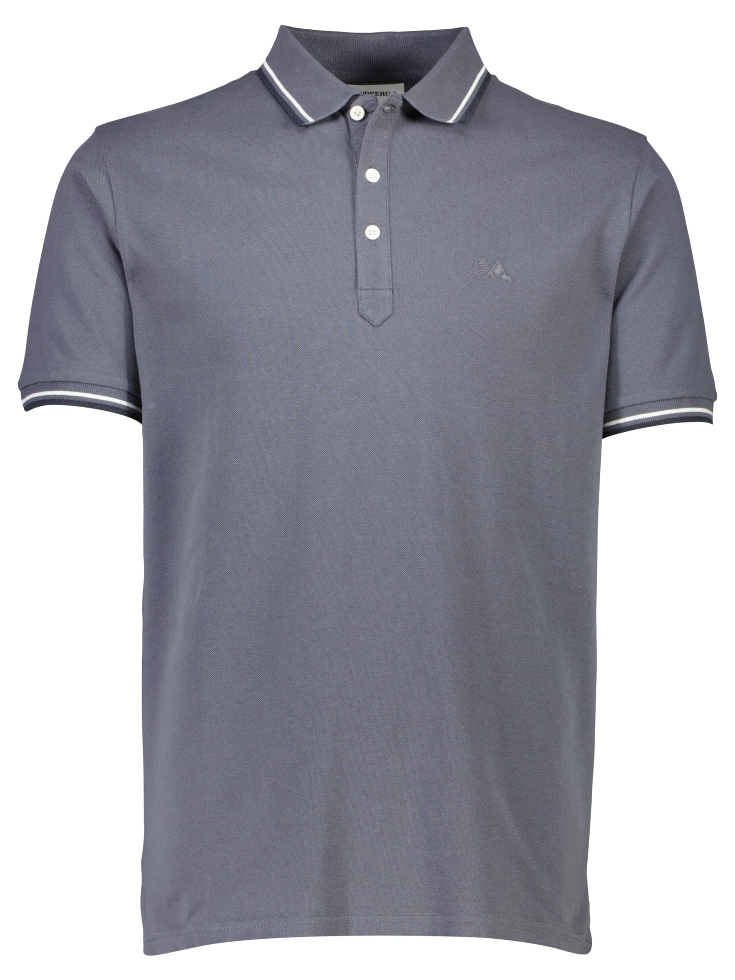 T-Shirt Lindbergh en bleu : devant