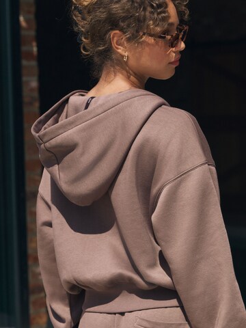 self. Tepláková bunda - Hnedá