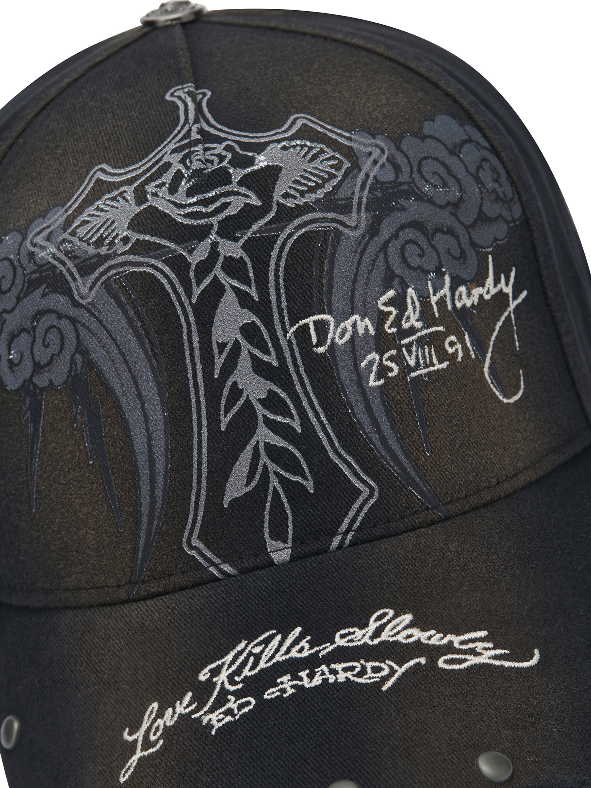 Ed Hardy Cap in Black