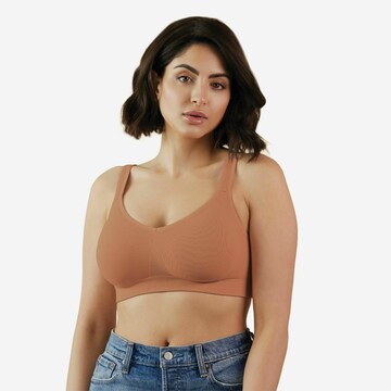 Bravado Designs Bralette Bra 'Sculpt' in Brown: front