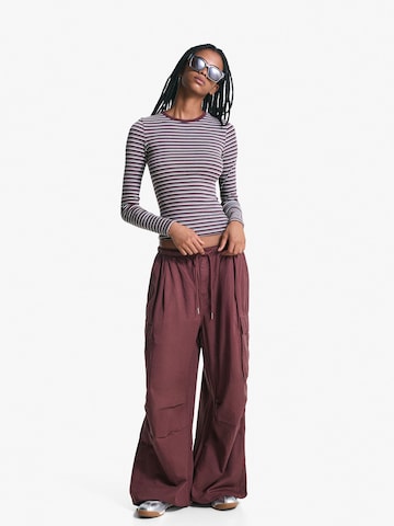 Bershka Koszulka w kolorze czerwony
