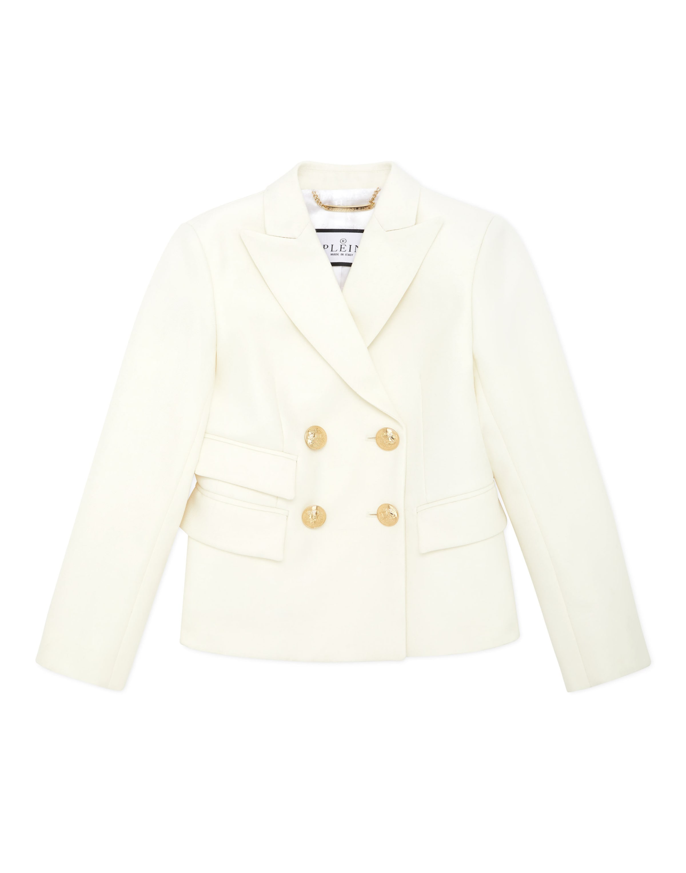 Philipp Plein - Blazer em branco: frente