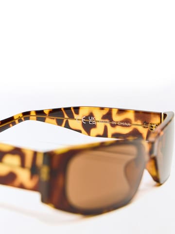 Bershka Sonnenbrille in Braun