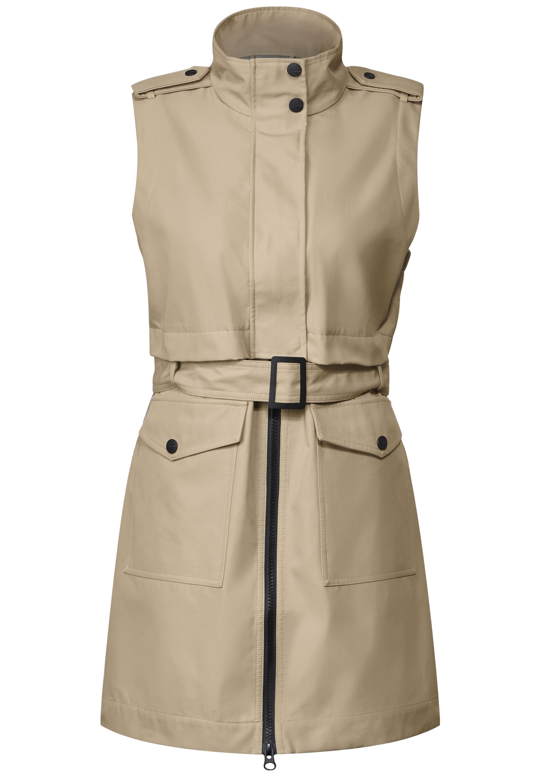 CECIL Vest in Beige: front