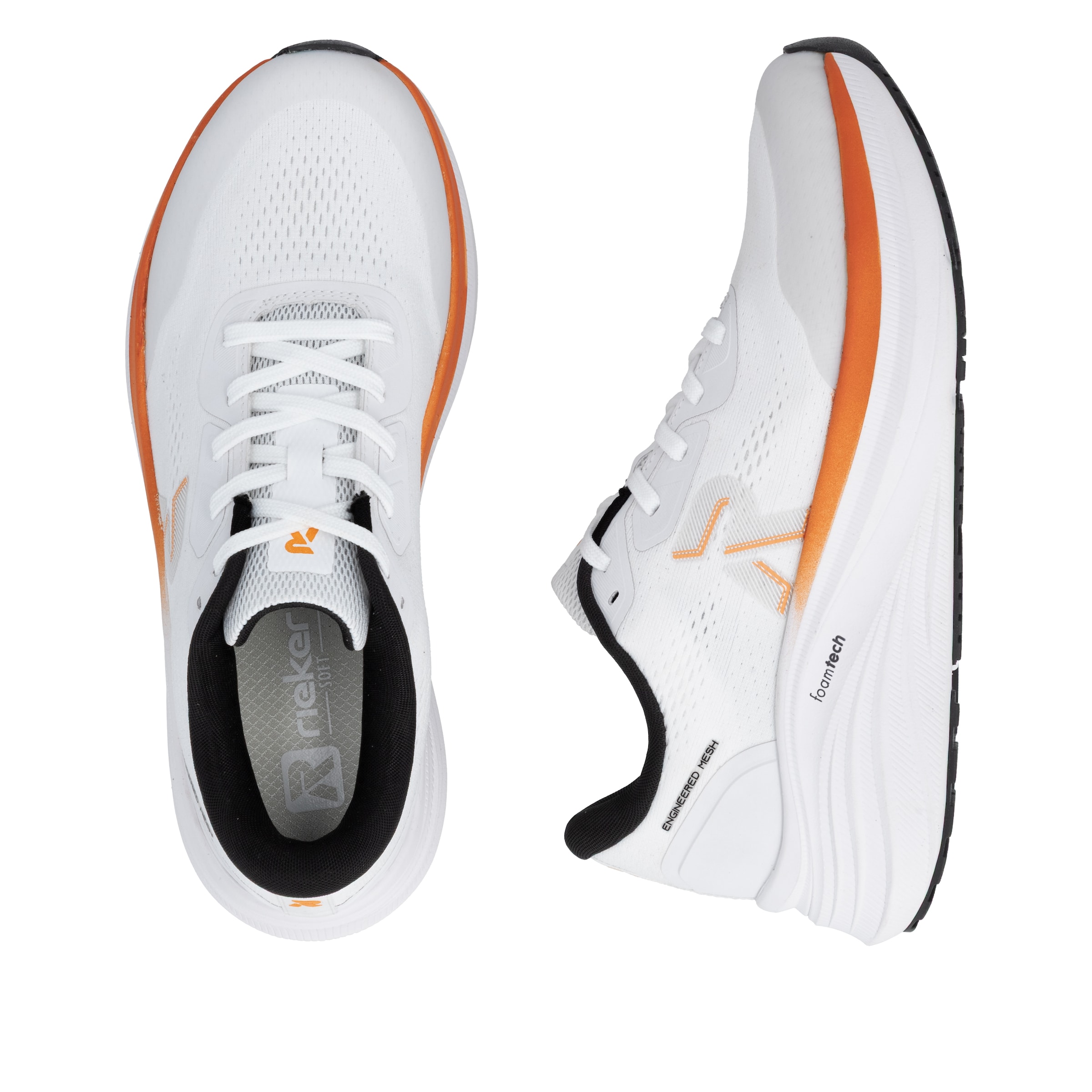 Rieker Sport - Zapatillas deportivas bajas 'W4102' en blanco