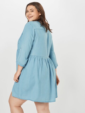 Vero Moda Curve Shirt Dress 'Libbie' in Blue