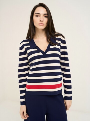 Pull-over 'MIRIAM' Camomilla Italia en bleu : devant