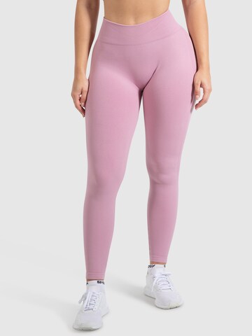 Smilodox Skinny Leggings 'Cetrina' in Roze: voorkant