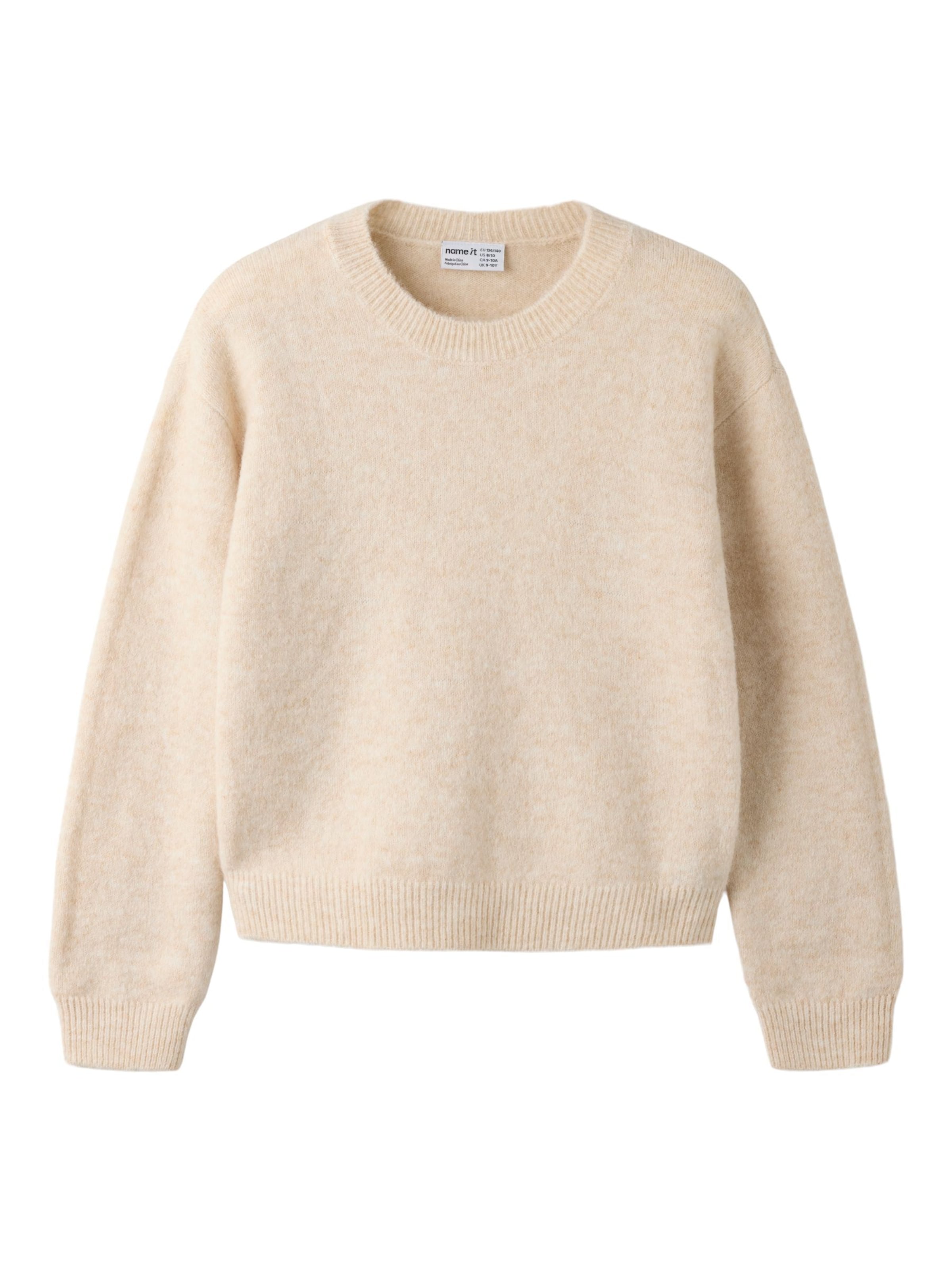NAME IT Sweater 'NKFOLANSA' in 146-152 in Mottled beige, Item view