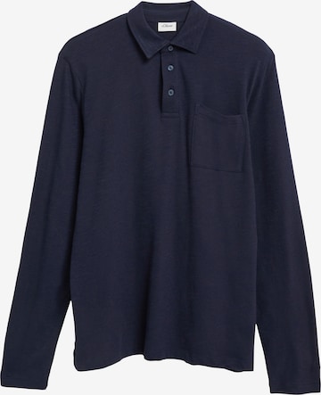 s.Oliver Shirt in Blauw: voorkant