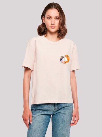 F4NT4STIC Shirt 'Heroes of Childhood Pinocchio Sundowner' in Roze: voorkant