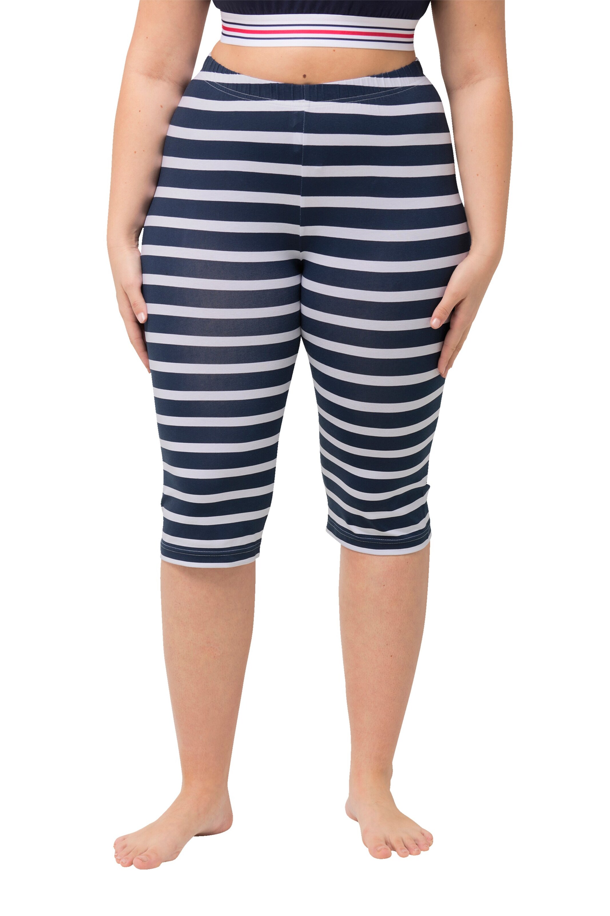 Ulla Popken Skinny Leggings in Blau: Vorderseite