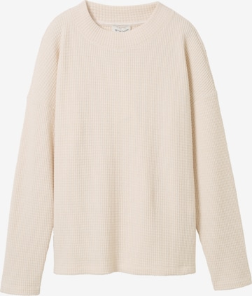 TOM TAILOR Sweater in Beige: front