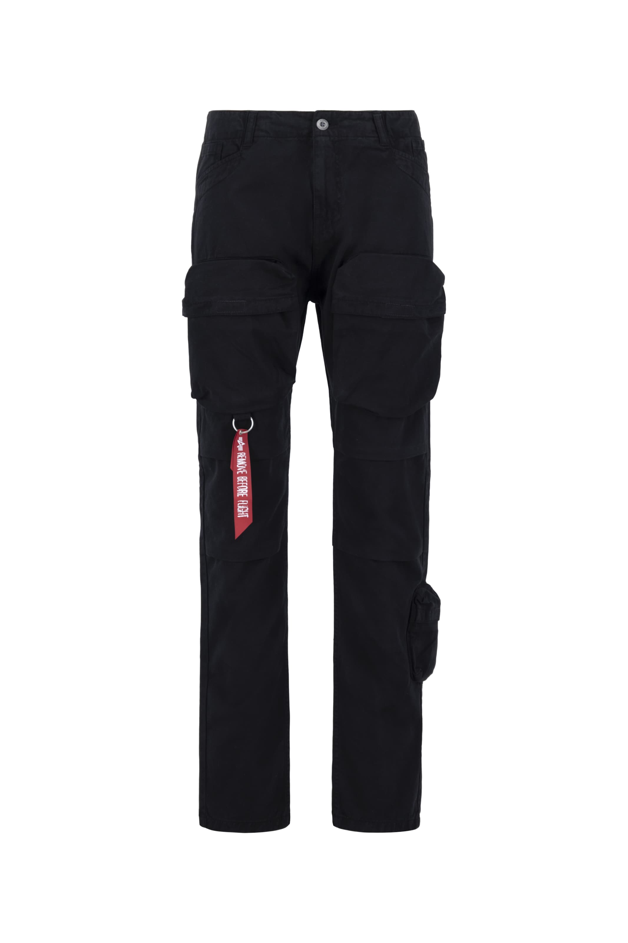 Pantalon cargo 'Tactical' ALPHA INDUSTRIES en noir : devant