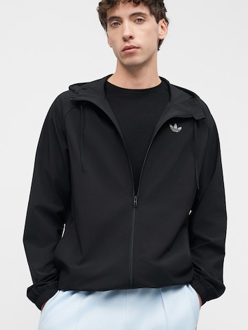 ADIDAS ORIGINALS Jacke 'Trefoil Essentials' in Schwarz