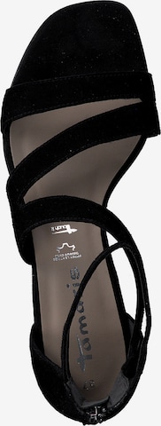 TAMARIS Sandaler med rem i sort