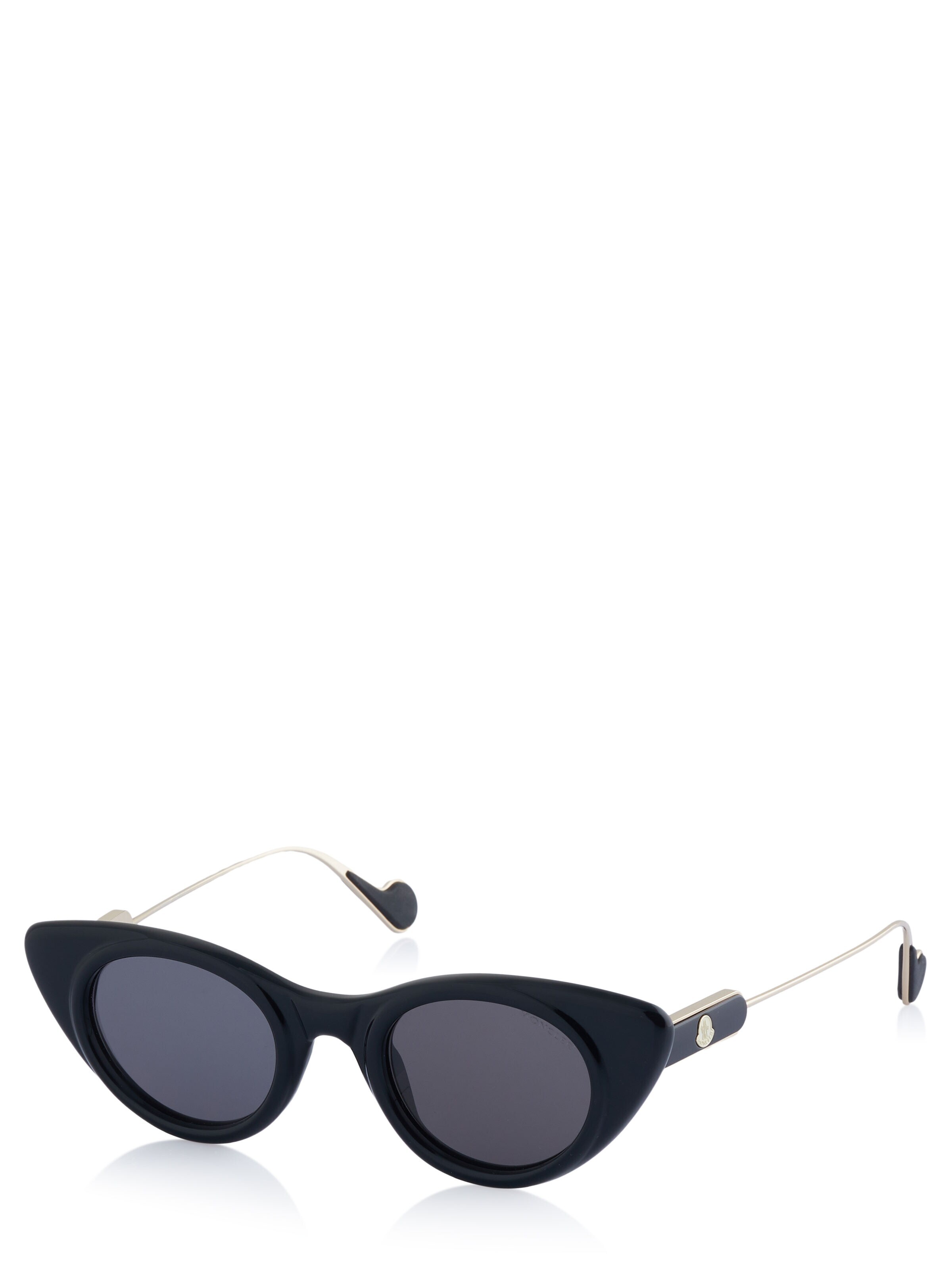 Lunettes de soleil MONCLER en noir : devant