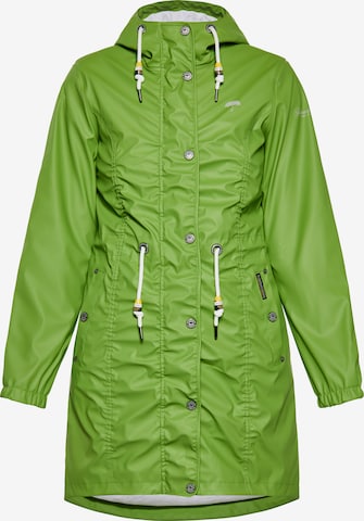 Schmuddelwedda Raincoat in Green: front