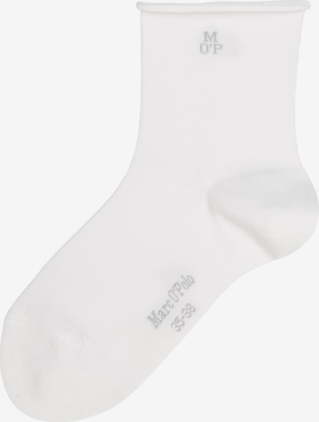 Chaussettes Marc O'Polo en blanc : devant