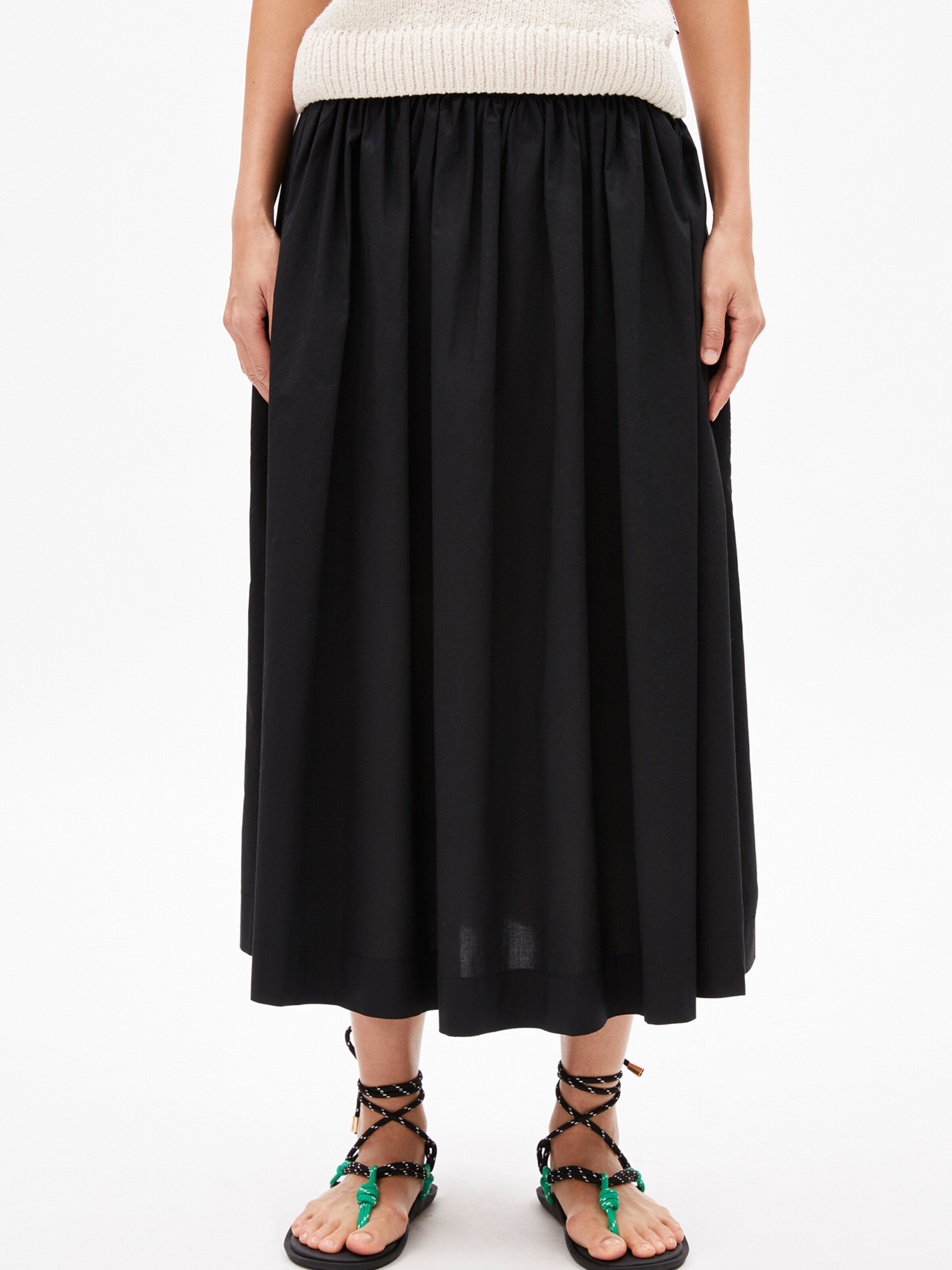 ARMEDANGELS Rock LANILAAR in Schwarz: Vorderseite