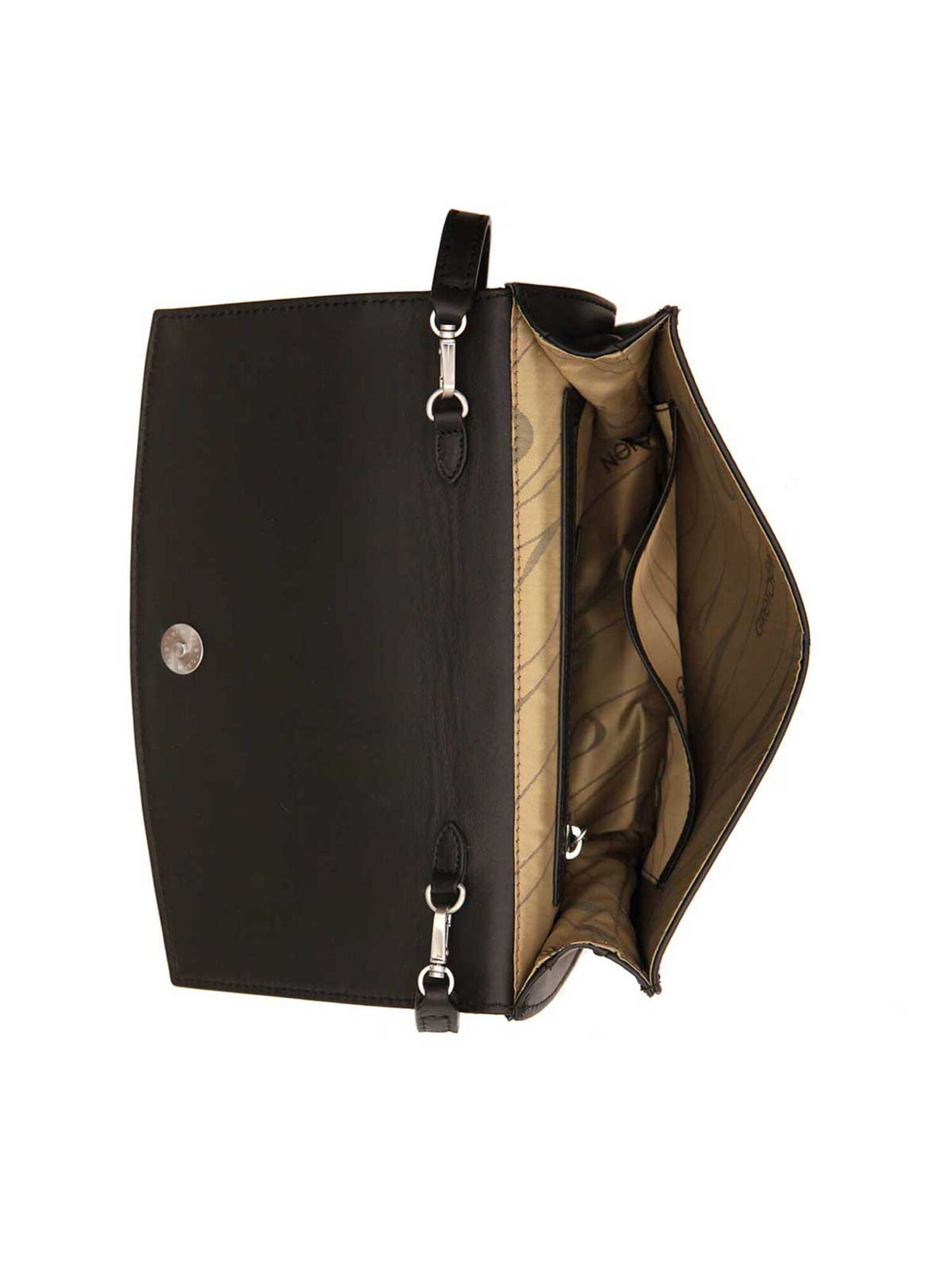 Gretchen Clutch 'Oyster Three' in Brown